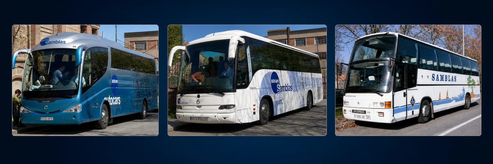 Flota de autocares Samblas
